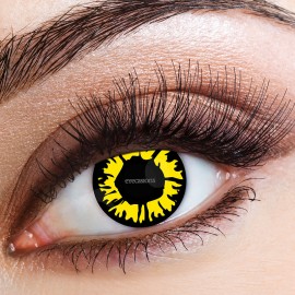 Lentilles Explosion Jaune Quotidiennes