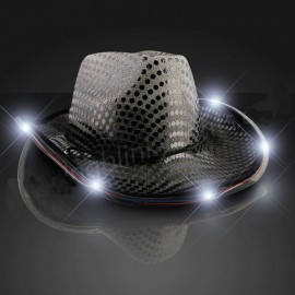 Sombrero de Cowboy avec Lumières Led