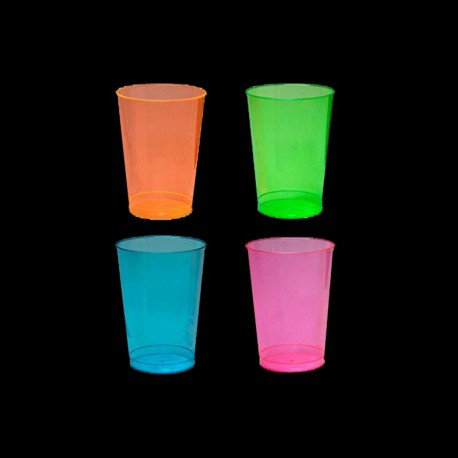 Verre de Rafraîchissement avec Lumière Néon UV (50 unités)