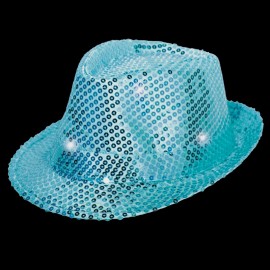 Chapeau Lumières Led avec Paillettes