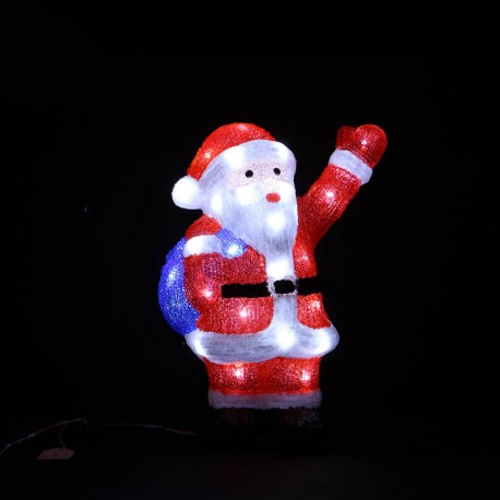 Père Noël 40 Led 27 X 17 X 38 cm