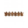 Sachet 6 Anges 6,5 cm avec Pince