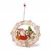 Pendentif en Bois Noël 15 cm