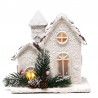 Petite Maison en Bois Led 18 cm