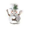 Bonhomme de Neige Pailleté 21cm