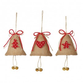 Cloches Assorties avec Clochette 9cm Cloches Assorties avec Clochette 9cm