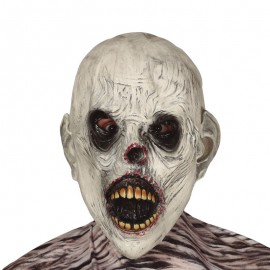 Masque Zombie Blanc Latex