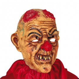 Masque de Clown Sans Cornes en Latex