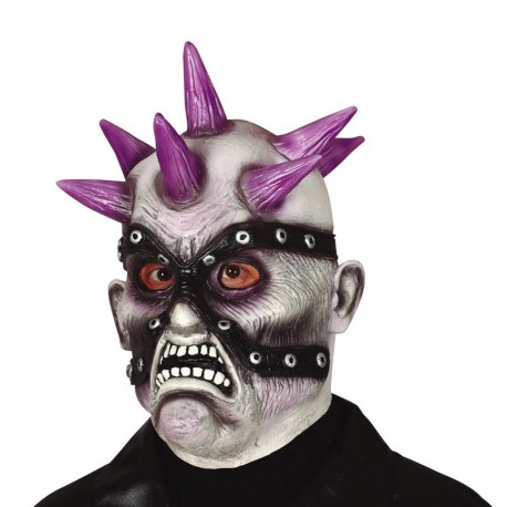 Masque Zombie Punk en Latex