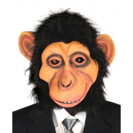 Masque Chimpanzé avec Cheveux