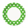 8 Assiettes à Pois 23 cm