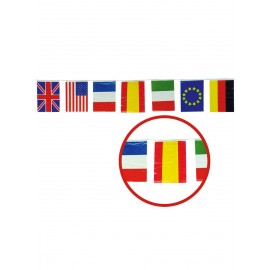 Sachet 50 m Drapeau International 20 x 30 cm