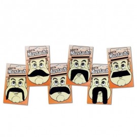 Moustaches Noires Assorties