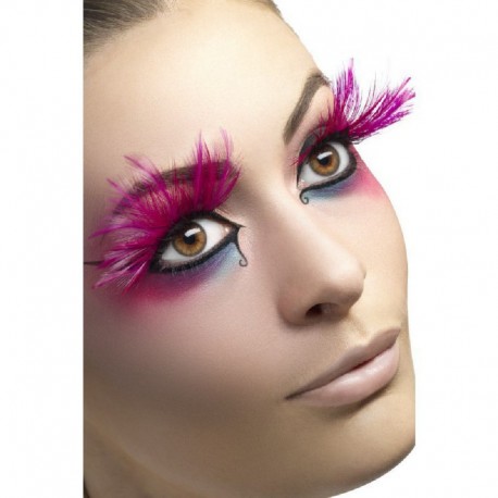 Cils Plumes Fuschia