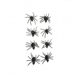 8 Araignées 6 cm