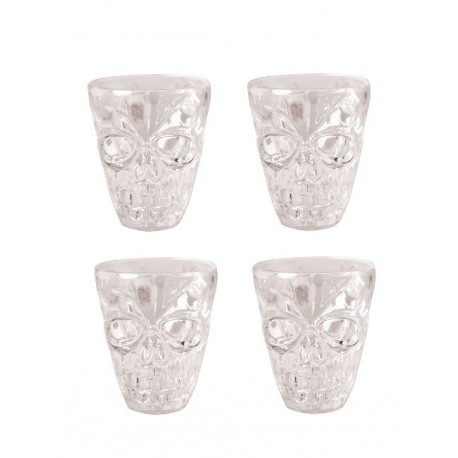 4 Petits Verres Transparents 5,5cm