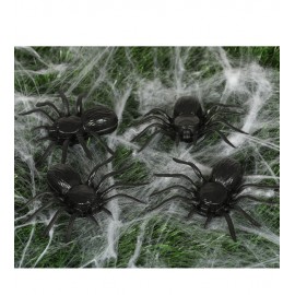 Araignées 10 cm en Plastique