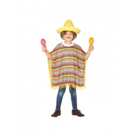 Déguisement Poncho Mexicain Enfant