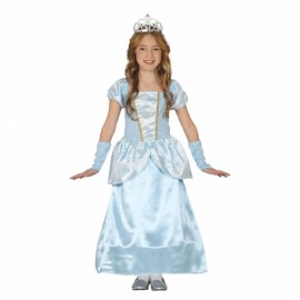 ▷ Déguisement Princesse Cendrillon bleue pour fille