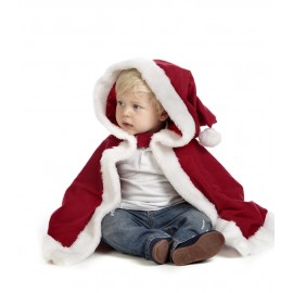 Cape de Papa Noël Unisex pour Enfant