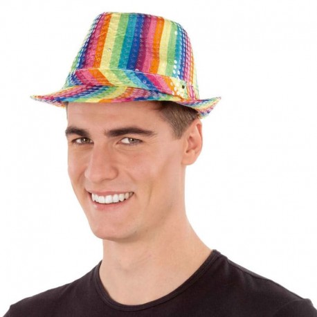 Chapeau Coloré avec de la Lumière