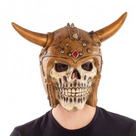 Masque de Full Viking Tête de Mort en Latex