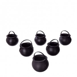 6 Mini Chaudrons Noirs