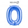 Ballon 102 cm En Mylar Chiffre 0