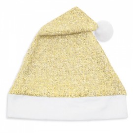 Bonnet de Noël Or à Paillettes