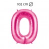 Ballon 102 cm En Mylar Chiffre 0