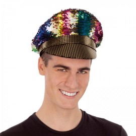 Casquette de Police à Paillettes