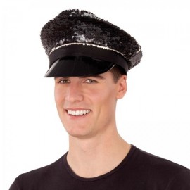 Casquette de Police avec Paillettes