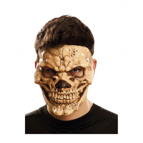 Masque de Visage Crâne en Latex
