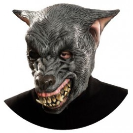 Masque Complet d'Homme Loup en Latex