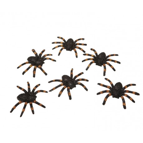 Lot de 6 Araignées Brillantes