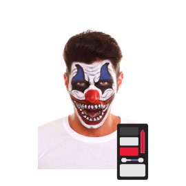 Maquillage de Clown Diabolique