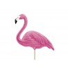 6 Toppers Flamants Rose