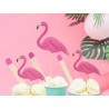 6 Toppers Flamants Rose