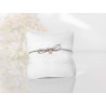 Coussin Pour Alliance Blanc Avec Details En Dentelle