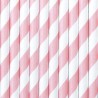 10 Pailles en Papier Avec Rayures