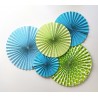 3 Rosettes en Papier Modèles Variés