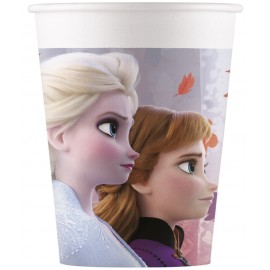 8 Gobelets La Reine des Neiges 2 en Papier 200 ml