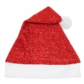 Bonnet de Noël Rouge à Paillettes