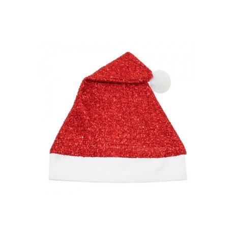 Bonnet de Noël Rouge à Paillettes