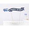 Topper pour Gâteau Happy Birthday