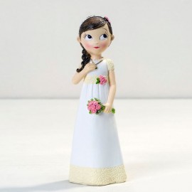 Figurine de Fille en Robe Romantique 16,5 cm.