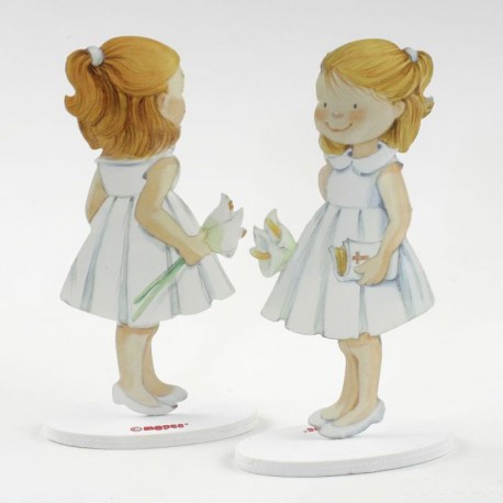 Figurine pour Gâteaux avec Fille en Métal