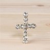 12 Broches Croix en Strass 2 cm x 3 cm