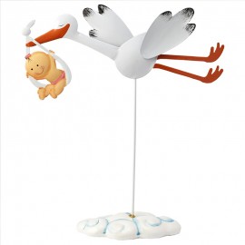 Figurine pour Gâteau en forme de Cigogne avec un Baluchon