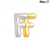 Ballon en Mylar Lettre F 35 cm